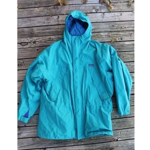 PATAGONIA Turquoise Nylon Parka